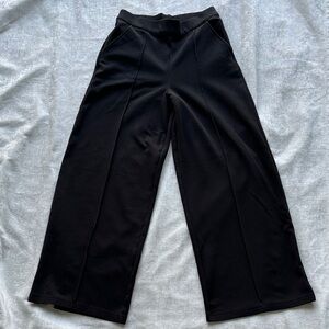 Lee Black Wide Leg Pull On Pants Size 8
